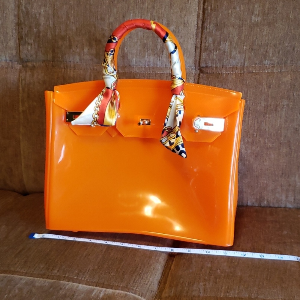 Jelly summer bag, made and bought in Bloomingdale'